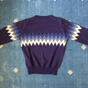 Vintage Sweaters - ❤️ RARE Vintage Purple Chevron Sweater Pullover Vintage Sweaters - ❤️ RARE Vintage Purple Chevron Sweater Pullover